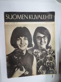 Suomen Kuvalehti 1965 nr 21, ilmestynyt 22.5.1965, sis. mm. seur. artikkelit / kuvat / mainokset; Kansikuva 