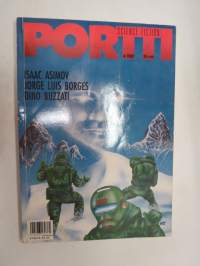 Portti 1992 nr 4, Isaac Asimov, Jorge Luis Borges, Dino Buzzati -Science Fiction magazine