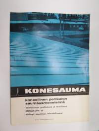 Konesauma - koneellinen peltikaton saumausmenetelmä -myyntiesite / brochore, roofing system