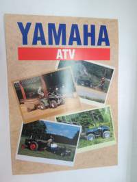 Yamaha ATV YFM 600 FW Grizzly, YFM 350 FW, YFM 350 FW Big Bear, YFM 400 FW Kodiak -myyntiesite - sales brochure