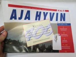 Aja Hyvin 1996 nr 1 -Peugeot autoilun erikoislehti - Asiakaslehti - customer magazine