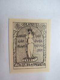 Ex Libris O. Hj. Granfelt -book owner´ mark