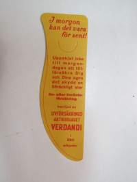 Verdandi -kirjanmerkki / bookmark