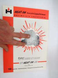 Heat-On Calori kevytöljypolttimet -myyntiesite / oil burner brochure