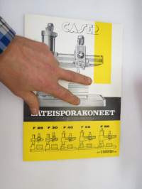 Caser F25, F30, F40, F55, F80 säteisporakone -myyntiesite /  brochure