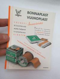 Lakemeier Bonnaplast - Vulnoplast laastari / side -mainoskortti, K.E. Gardberg Ky -ad card