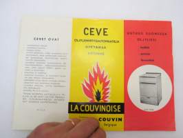 Ceve öljylämmitin -myyntiesite / oil heater brochure