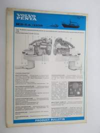 Volvo Penta MD 5A / 110Smeridieselmoottori-myyntiesite / sales brochure