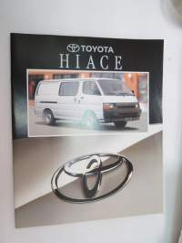 Toyota Hiace 1995 -myyntiesite / sales brochure