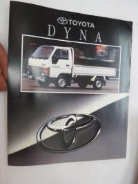Toyota Dyna 1992 -myyntiesite / sales brochure
