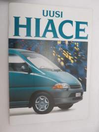 Toyota Hiace -myyntiesite / sales brochure