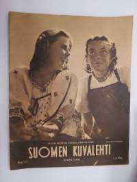 Suomen Kuvalehti 1942 nr 31, ilmestynyt 1.8.1942, sis. mm. seur. artikkelit / kuvat / mainokset; Kansikuva 