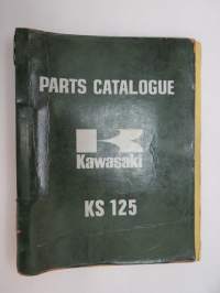 Kawasaki Model KS 125 Special Parts List For European Market Parts Catalogue -varaosaluettelo