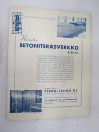 Hitsattu betoniteräsverkko B. St. G. -myyntiesite / brochure