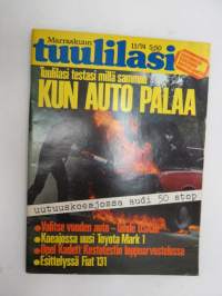 Tuulilasi 1974 nr 11, sisältää mm. seur. artikkelit / kuvat / mainokset; Kansikuva 