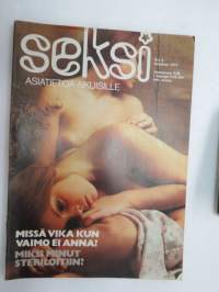Seksi - asiatietoa aikuisille 1974 nr 6 -adult graphics magazine
