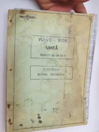 VanHool / Volvo B10R UMEÅ - 9806-07-08-09-10-11 Electrical Wiring Diagrams -sähkökaaviot