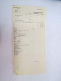 Valtionrautatiet / Sotilaskuljetuskirja - Militärtransportsedel (nr 7) -rahtikirja / -military related freight document