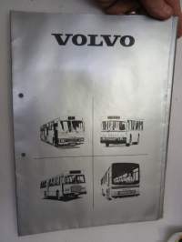 Volvo linja-autot -esitekansion kannet - covers for brochures