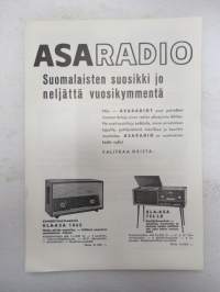 ASAradio - ASAvisio radio & TV myyntiesite / brochure