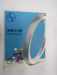 Semperit M & S däck för mopeder -rengasmainos / tyre brochure