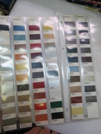 Mercedes-Benz - Sikkens / Lesonal -värimallit / colour samples