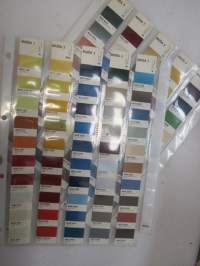 Mazda - Sikkens / Lesonal -värimallit / colour samples