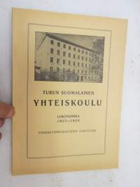 Turun Suomalainen Yhteiskoulu TSYK lukuvuonna 1957-1958 -vuosikertomus oppilasluetteloineen -school yearbook with pupils listings