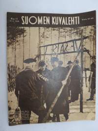 Suomen Kuvalehti 1948 nr 11, ilmestynyt 13.3.1948,  sis. mm. seur. artikkelit / kuvat / mainokset; Kansikuva kreivi Folke Bernadotte Helsingin partiopoikapiirin