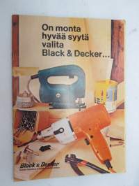 Black & Decker -myyntiesite / sales brochure