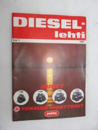 Diesel-lehti 1981 nr 1 -ammattilehti / magazine