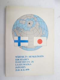 Wärtsilän henkilöstön edustajien tuottavuus- ja laatumatka Japaniin 23.11-8.12.1979 -Wärtsilä company - representative´s trip to Japan to study productivity