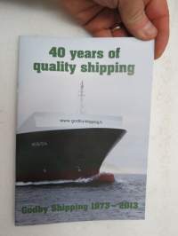 Godby Shipping 1973-2013 - 40 years of quality shipping