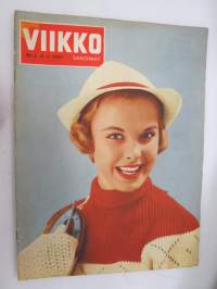 Viikko Sanomat 1957 nr 2, ilmestynyt 11.1.1957, sis. mm. seur. artikkelit / kuvat / mainokset; Kansikuva 
