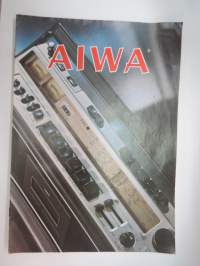 AIWA Stereo / Radio -myyntiesite ruotsiksi / brochure