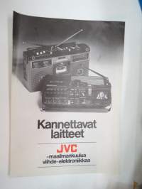 JVC kannettavat laitteet -myyntiesite / brochure