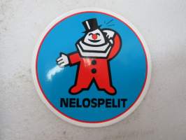 Nelospelit -tarra / sticker