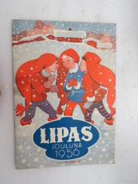 Lipas 1956 Joulunumero - Säästöpankki asiakaslehti lapsille / nuorille -bank´s magazine for children / youth, christmas issue