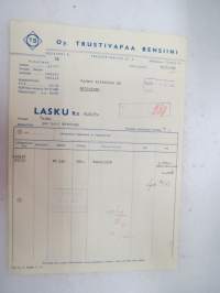 Trustivapaa Bensiini Oy, (TB, Teboil) Helsinki, 31.12.1952 -asiakirja / business document