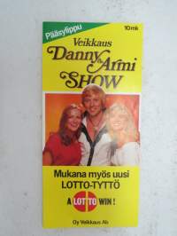 Veikkaus - Danny & Armi Show - Pääsylippu 10 mk -entrance ticket