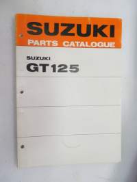 Suzuki GT125L parts catalogue -varaosaluettelo