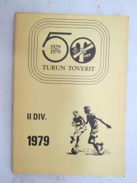 Turun Toverit TuTo II Divisioona 1979 -käsiohjelma / program, football