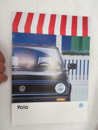 Volkswagen Polo 1988 -myyntiesite / brochure