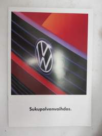 Volkswagen Transporter 1991 -myyntiesite / brochure