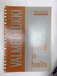 Valmet 132120 lukki - käyttö ja huolto / operator´s manual