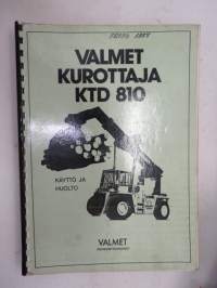 Valmet kurottaja  KTD 810 - käyttö ja huolto / operator´s manual