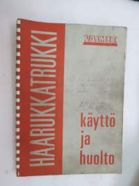 Valmet haarukkatrukki TD1258 - käyttö ja huolto / forklift operator´s manual in finnish