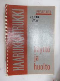 Valmet haarukkatrukki TD2212 - käyttö ja huolto / forklift operator´s manual in finnish