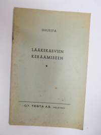 Ohjeita lääkekasvien keräämiseen -plants of medical use - collecting