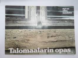 Talomaalarin opas - Teknos-maalit Oy 1977 -house painting guide